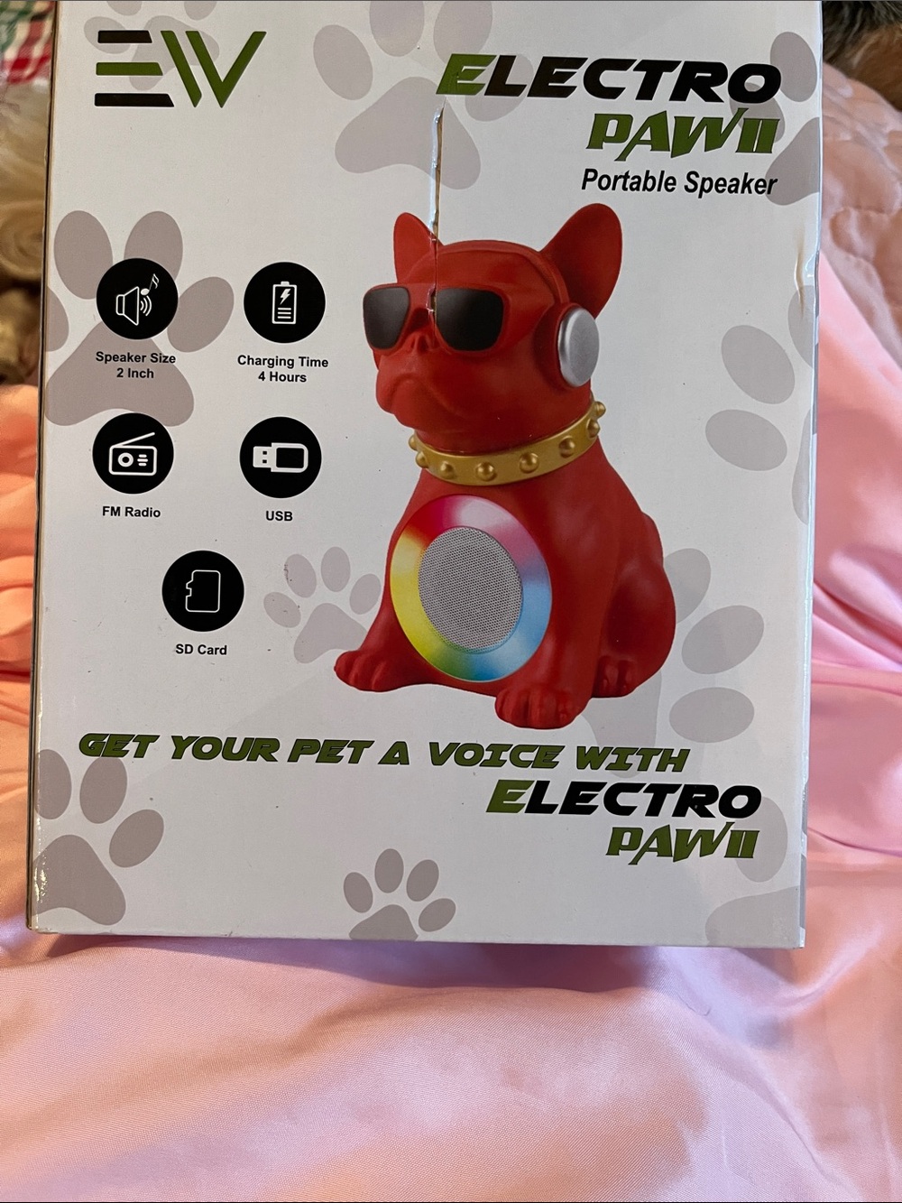Red Bluetooth Portable Speaker